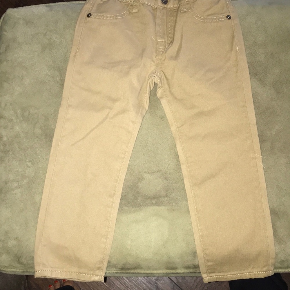 Toddler 7 For all man kind khaki pants